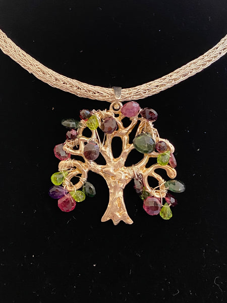 Tree of life with Tourmalines